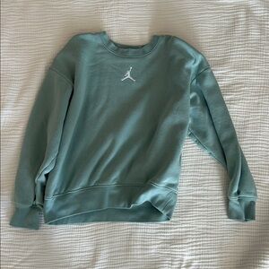 Jordan Sky Blue and White with Red Emblem